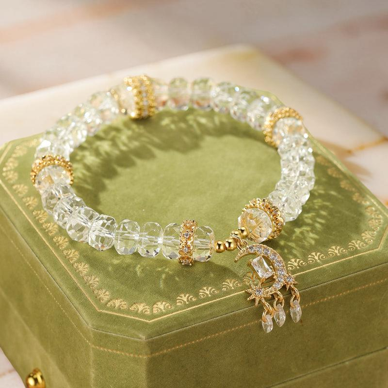 Bracelet Cristal de Roche – Étincelle Céleste