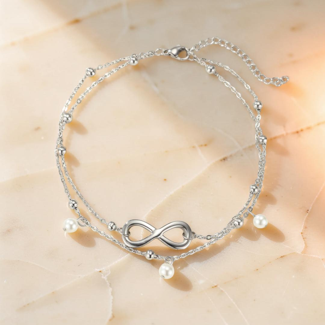 Bracelet De Cheville Perle – Élégance Intemporelle