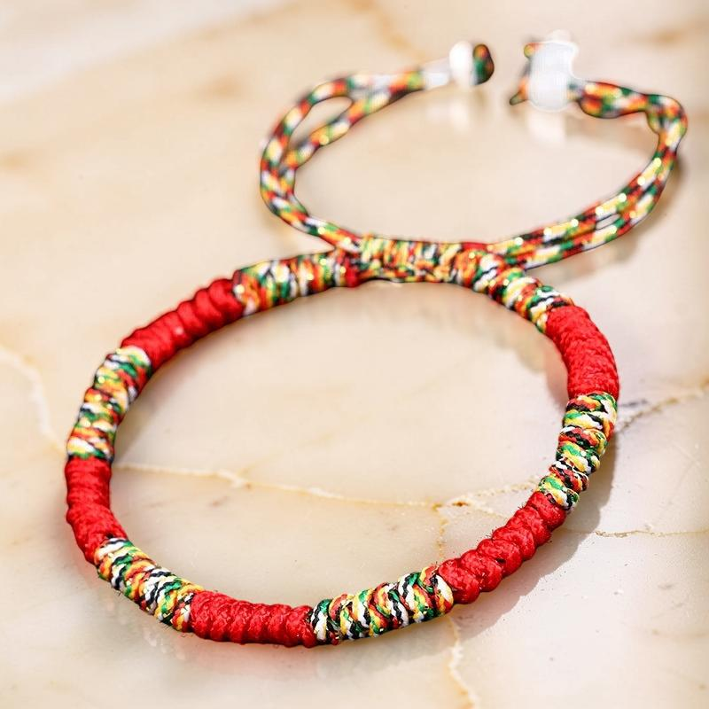 Bracelet Fil Tibétain – Bonheur de Couleur