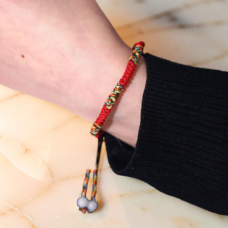 Bracelet Fil Tibétain – Bonheur de Couleur