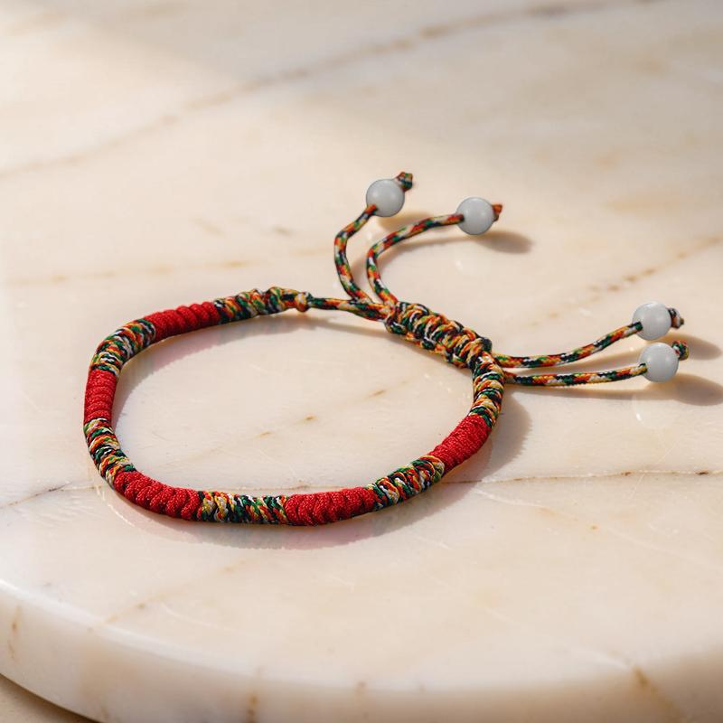 Bracelet Fil Tibétain – Bonheur de Couleur