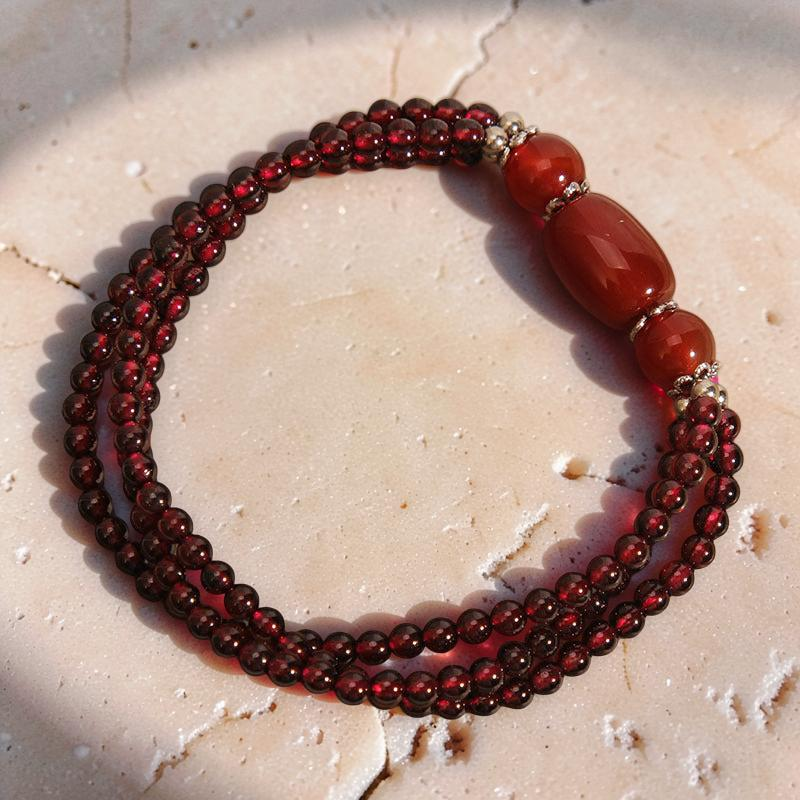 Bracelet Grenat – Énergie Positive