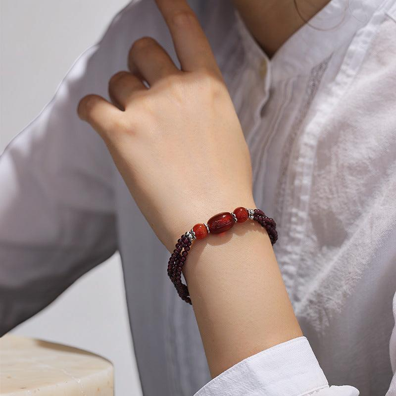 Bracelet Grenat – Énergie Positive