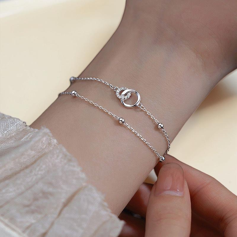 Bracelet Infini – Cercles d’Amour, Argent 925