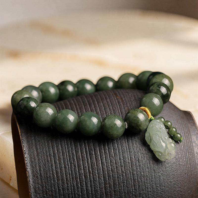 Bracelet Jade et Pi Xiu – Richesse et Succès
