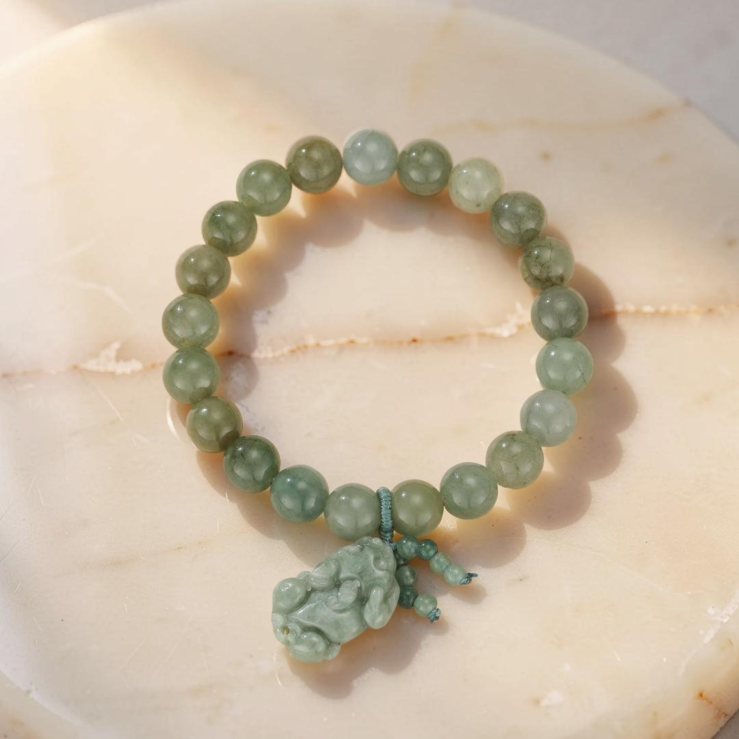 Bracelet Jade et Pi Xiu – Richesse et Succès