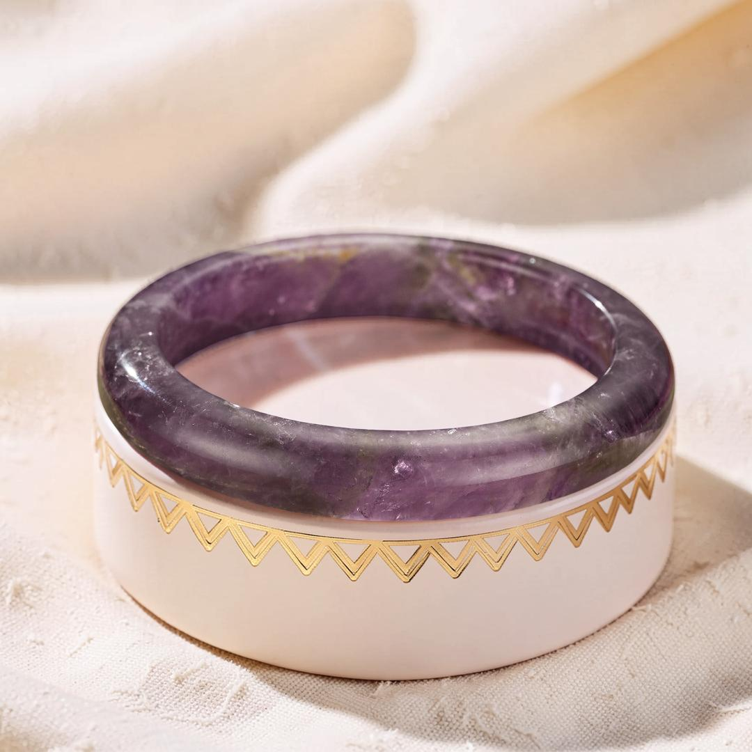 Bracelet Jonc Améthyste – Force Intérieure