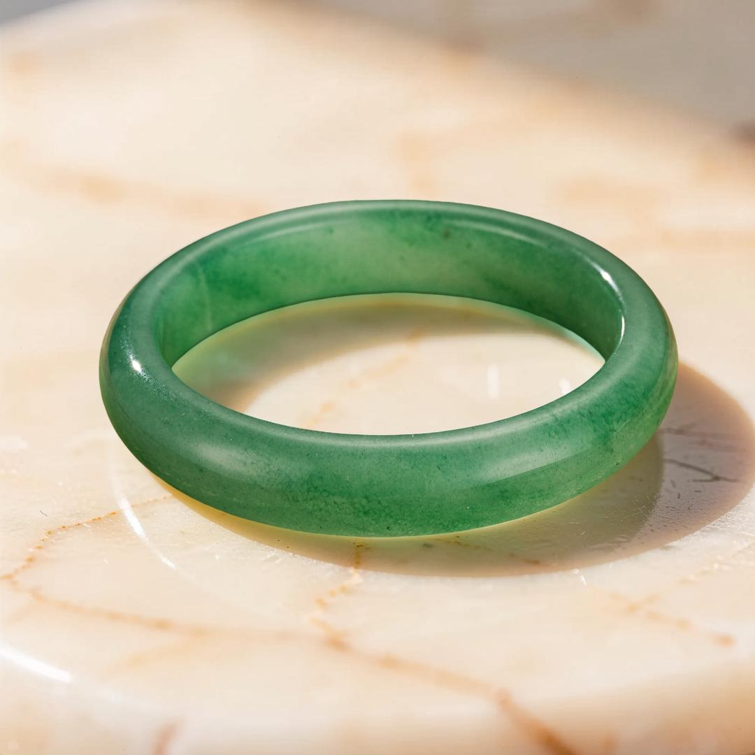 Bracelet Jonc Aventurine – Vitalité Tranquille