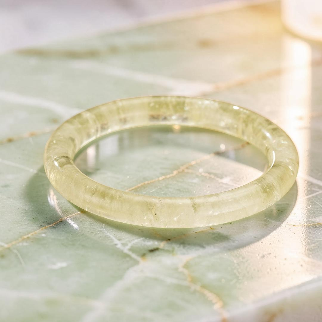 Bracelet Jonc Citrine – Rayonnement Intérieur
