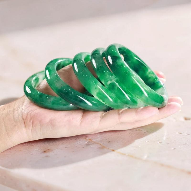 Bracelet Jonc Jade – Éveil Doux