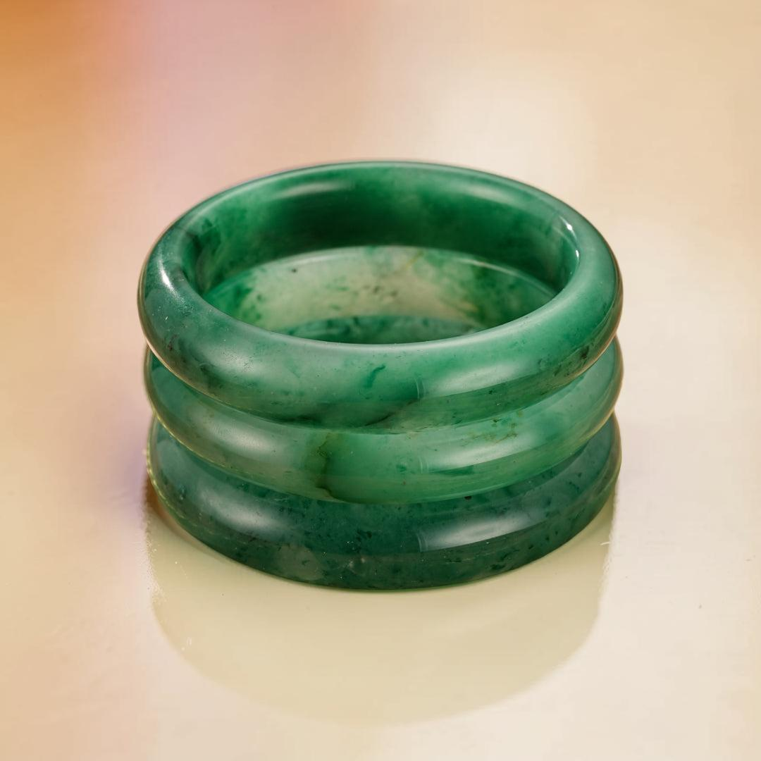 Bracelet Jonc Jade – Éveil Doux