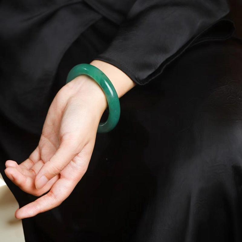 Bracelet Jonc Jade – Éveil Doux
