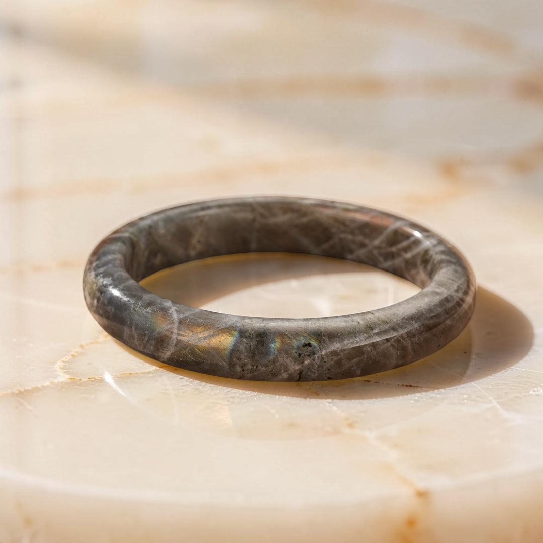 Bracelet Jonc Labradorite – Éveil Intérieur
