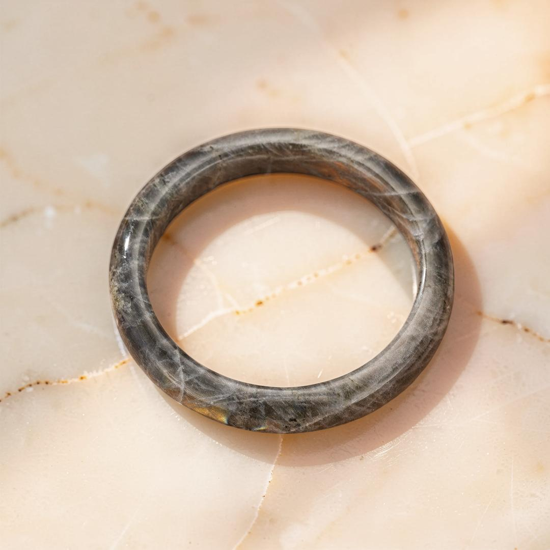 Bracelet Jonc Labradorite – Éveil Intérieur