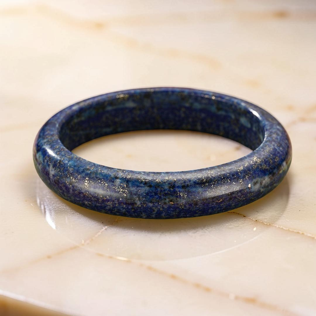 Bracelet Jonc Lapis-Lazuli – Harmonie Intérieure