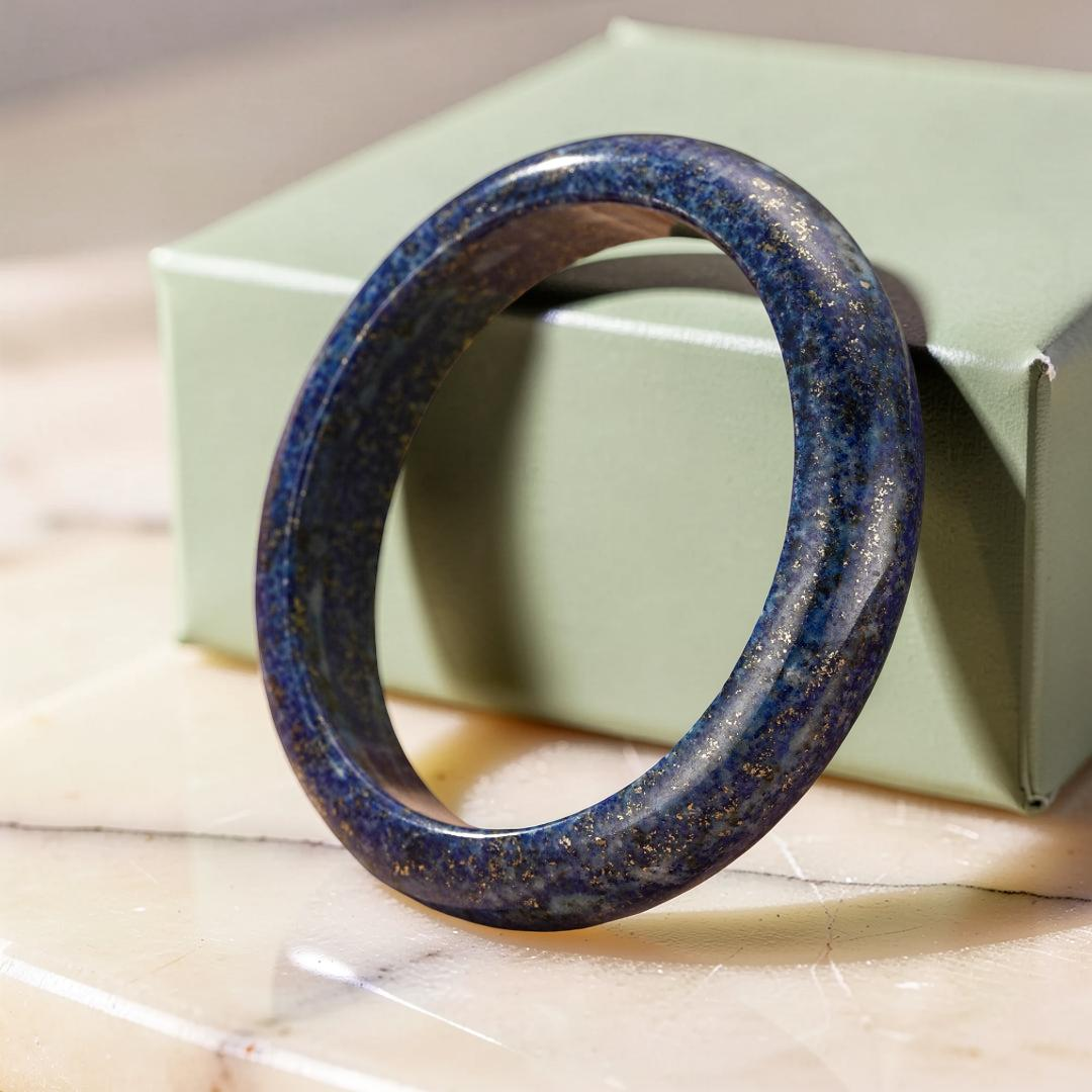 Bracelet Jonc Lapis-Lazuli – Harmonie Intérieure