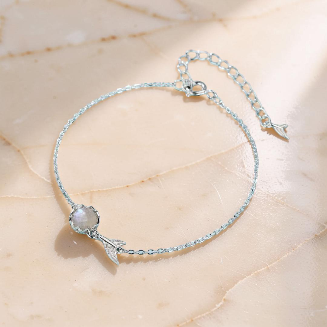Bracelet Labradorite – Portail des Songes, Argent