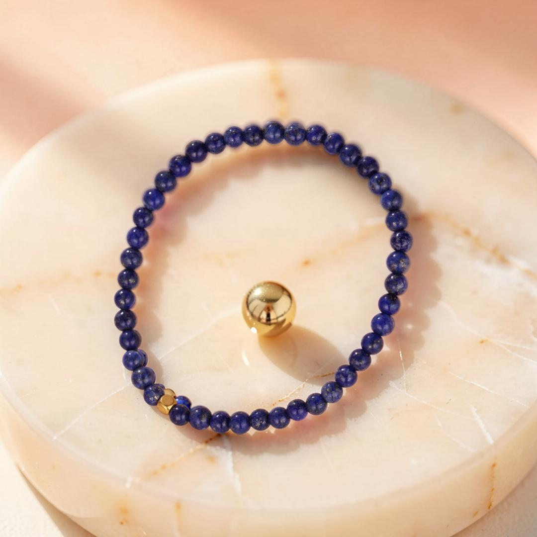Bracelet Lapis Lazuli – Aura Bleue