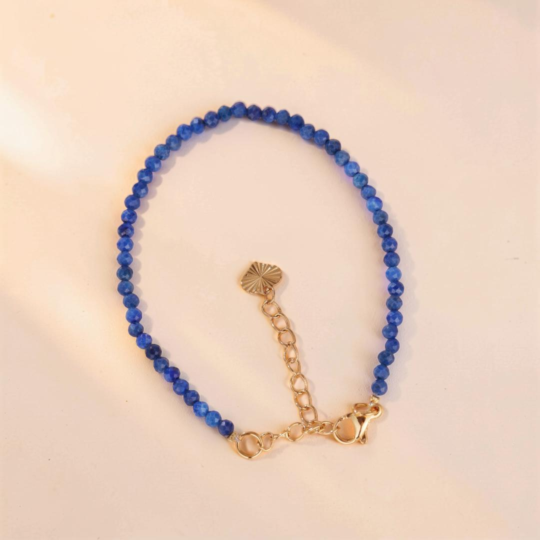 Bracelet Lapis Lazuli – Brillance de Minuit