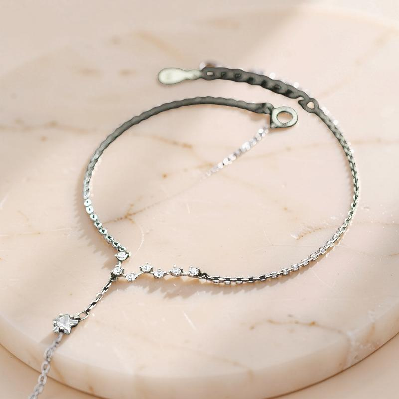 Bracelet Lune et Étoile – Septentrion, Argent 925