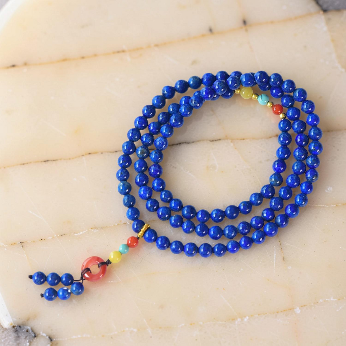 Bracelet Mâlâ Lapis Lazuli – Perfection Spirituelle