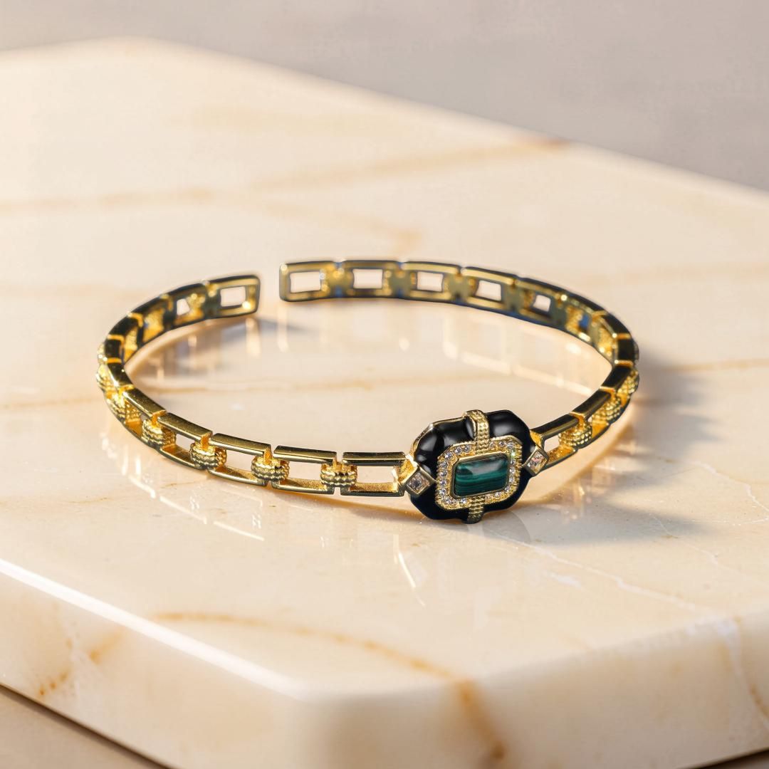 Bracelet Malachite – Éveil de Confiance