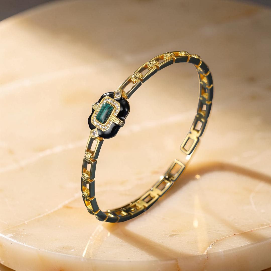 Bracelet Malachite – Éveil de Confiance