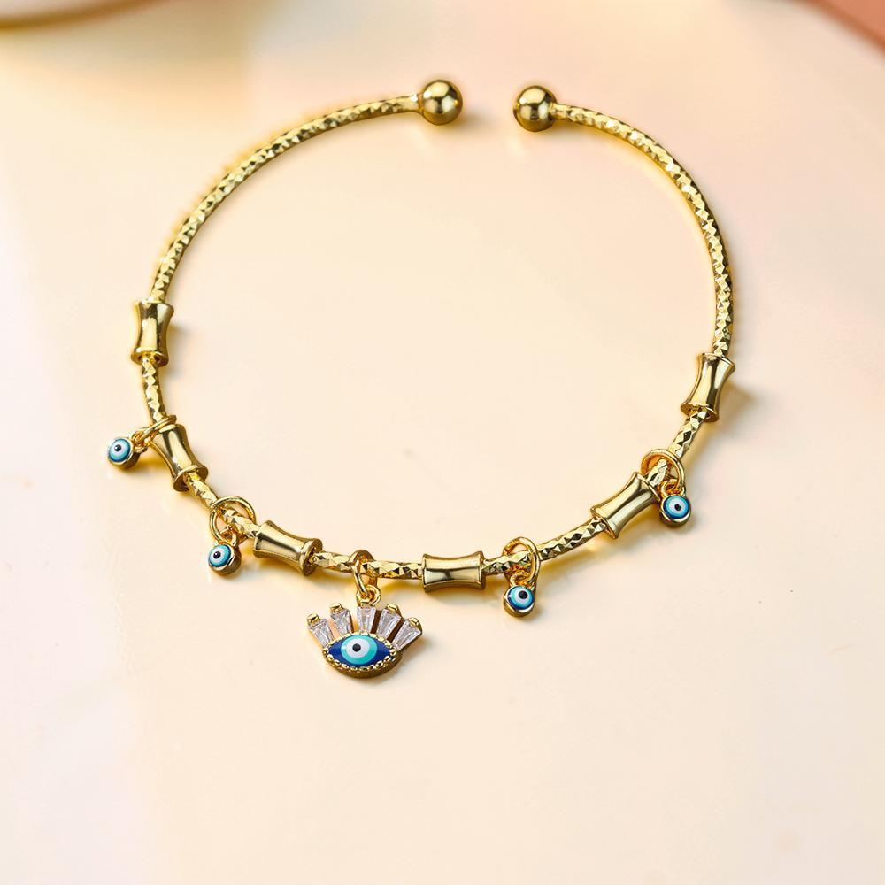 Bracelet Mauvais Œil 'Bénédiction' en Zircon