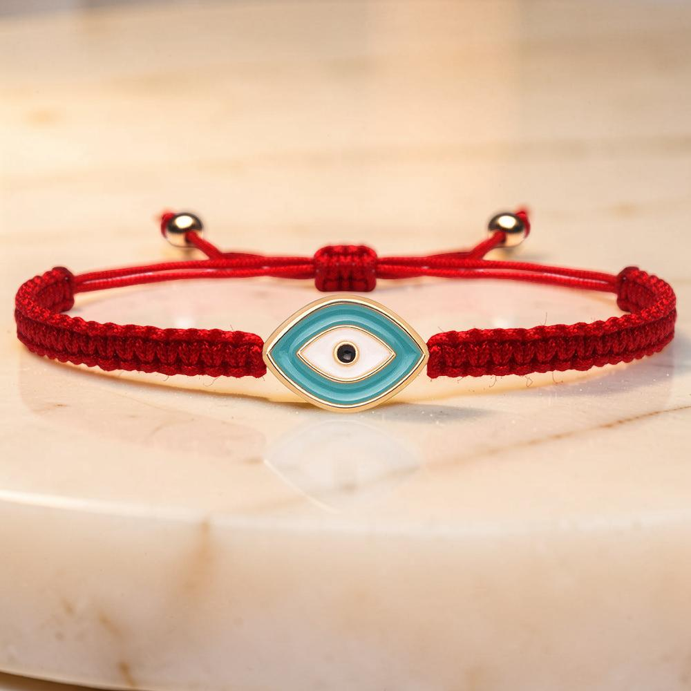 Bracelet Mauvais Œil Force Spirituelle en Fil Rouge