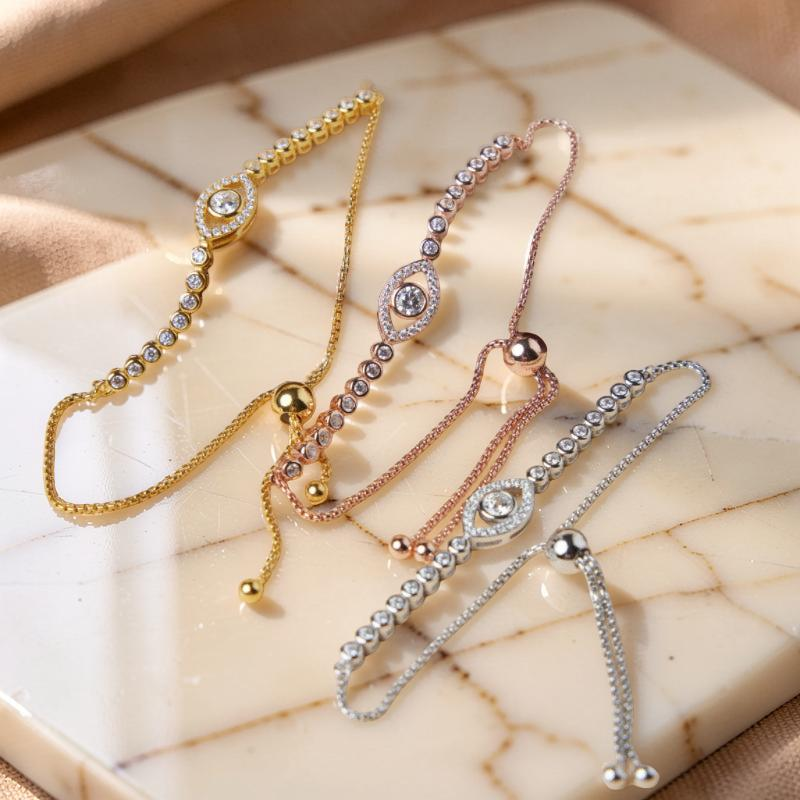 Bracelet Mauvais Œil – Mystérieux, Argent