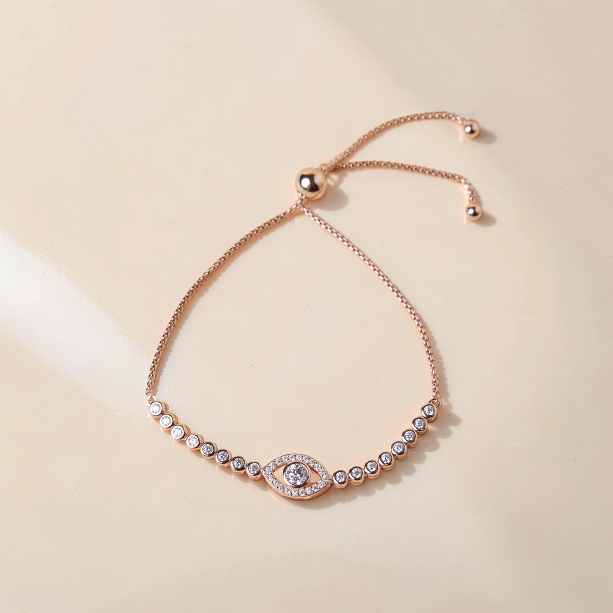 Bracelet Mauvais Œil – Mystérieux, Argent
