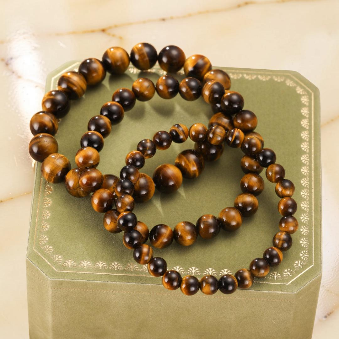 Bracelet Œil de Tigre – Force Ancestrale