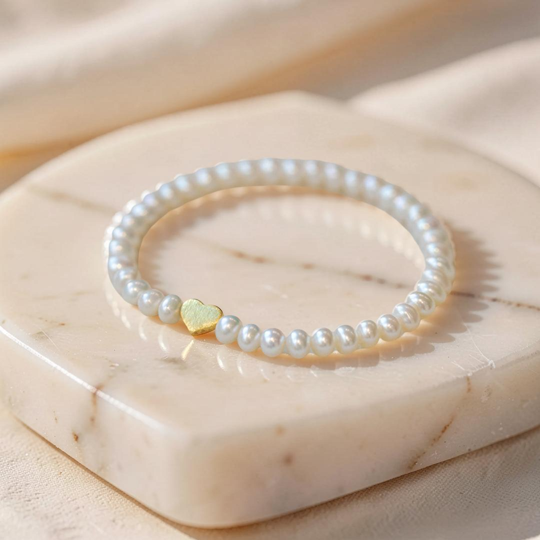 Bracelet Perle d'Eau Douce – Amour Parfait
