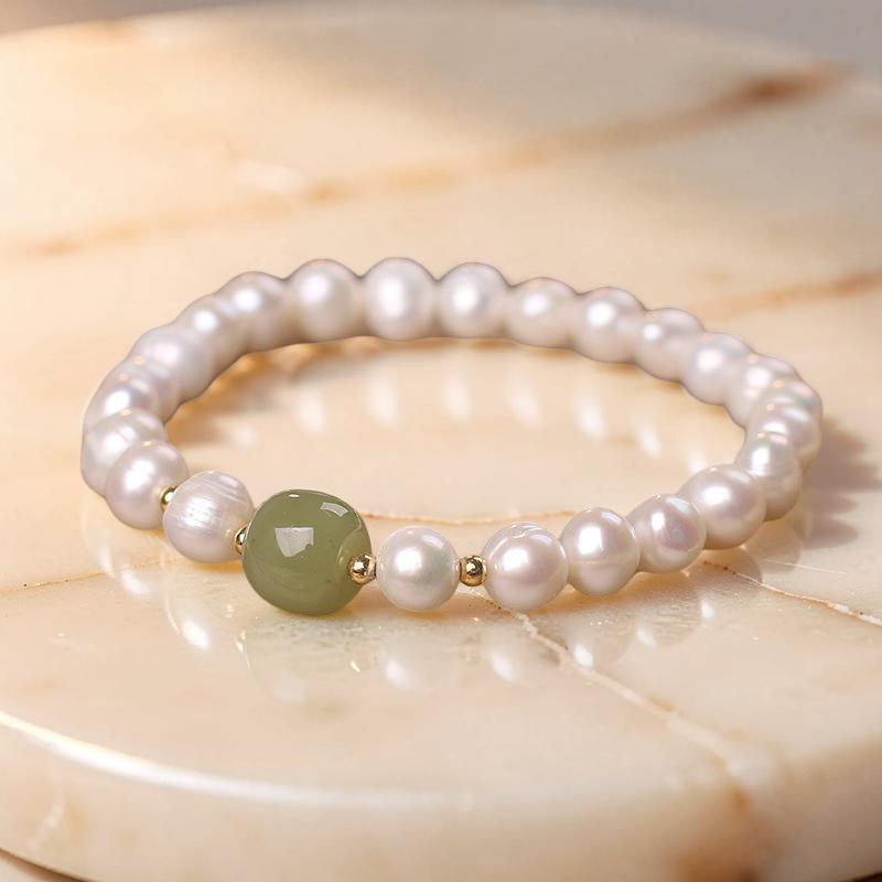 Bracelet Perle et Jade – Apaisement