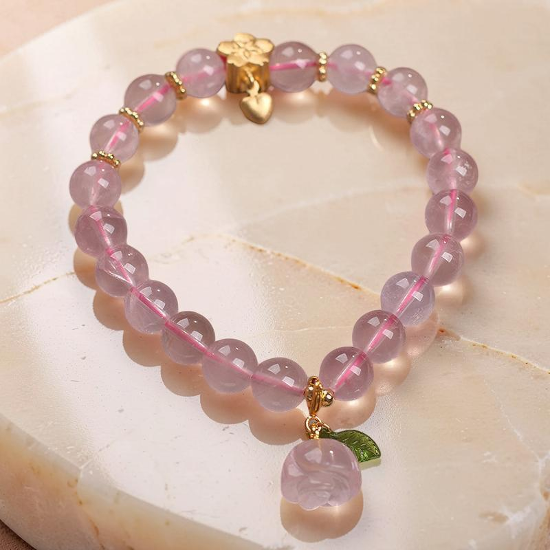 Bracelet Quartz Rose – Amour de Cerise
