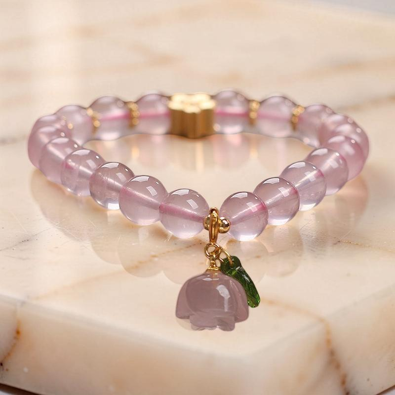 Bracelet Quartz Rose – Amour de Cerise