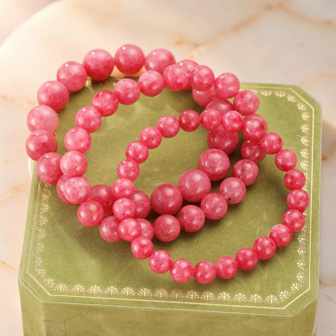 Bracelet Rhodonite – Douceur Émotionnelle