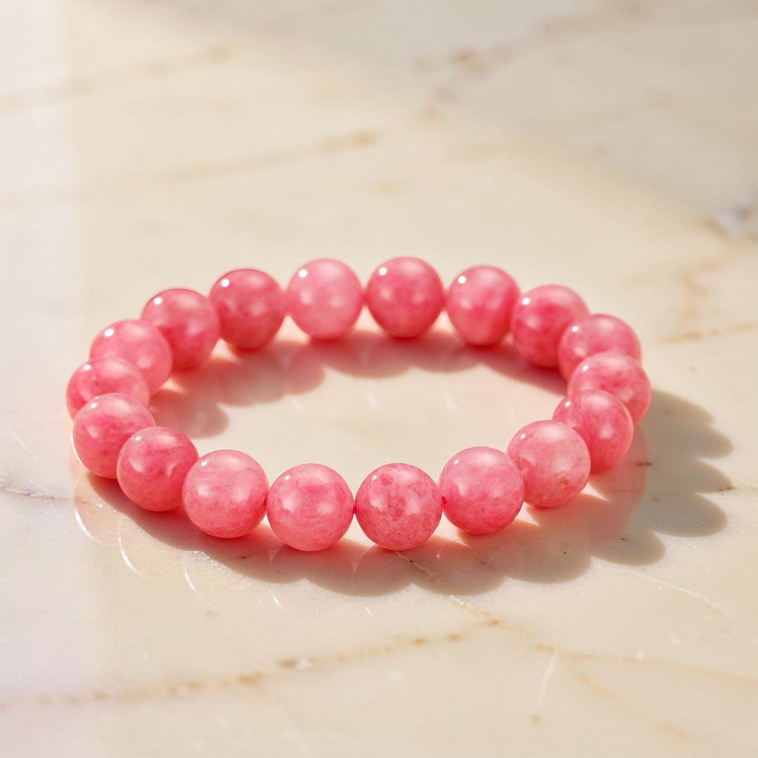 Bracelet Rhodonite – Douceur Émotionnelle