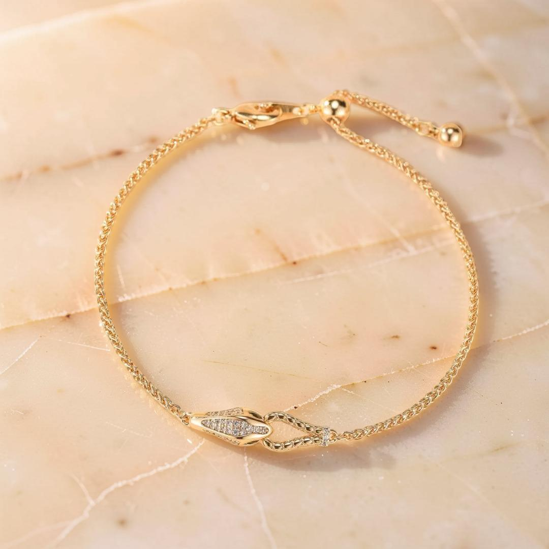 Bracelet Serpent – Venin Doré