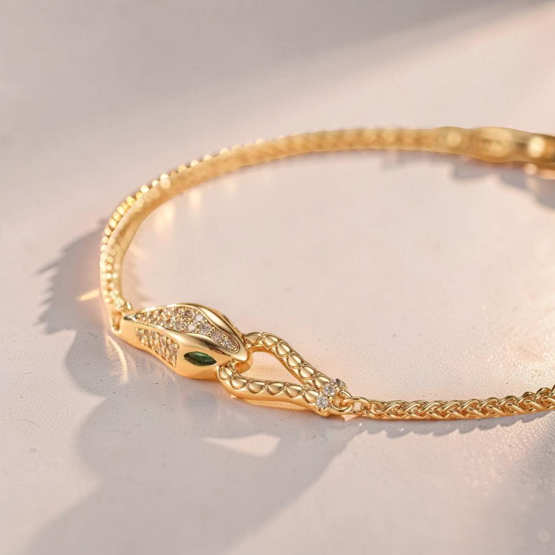 Bracelet Serpent – Venin Doré