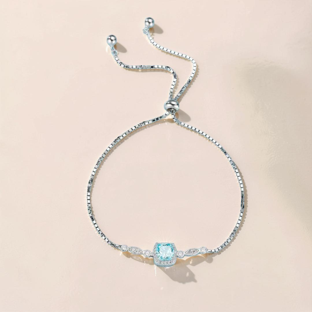 Bracelet Topaze – Étoile des Océans, Argent 925