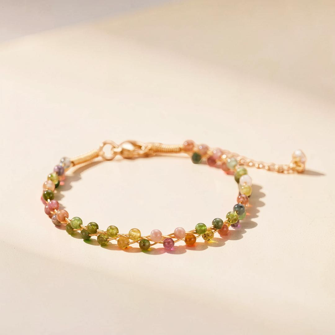 Bracelet Tourmaline – Éclats Arc-en-Ciel