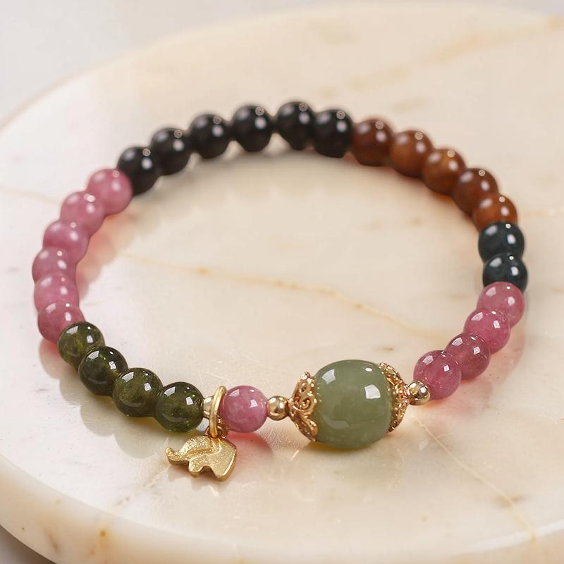 Bracelet Tourmaline – Sagesse d'Éléphant