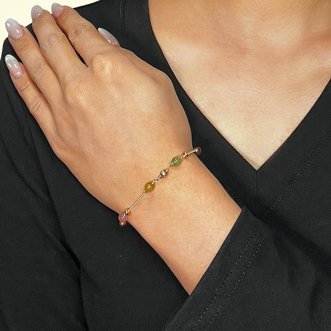 Bracelet Tourmaline – Vibrations Arc-en-Ciel