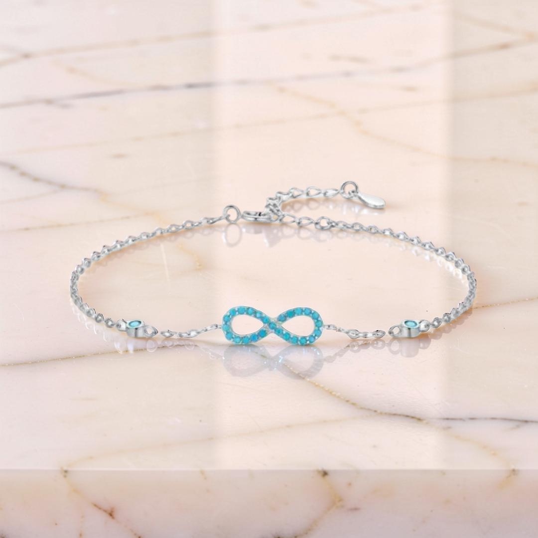 Bracelet Turquoise – Souffle d’Écume, Argent 925