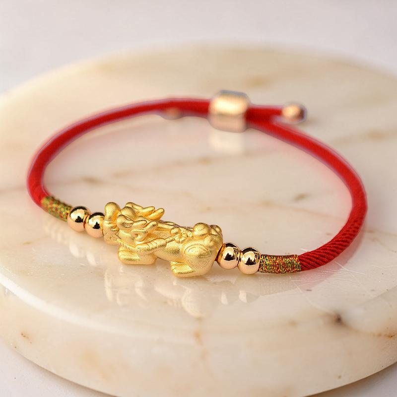 Bracelet Pi Xiu - Mythique, Fil Rouge
