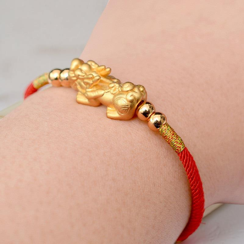 Bracelet Pi Xiu - Mythique, Fil Rouge