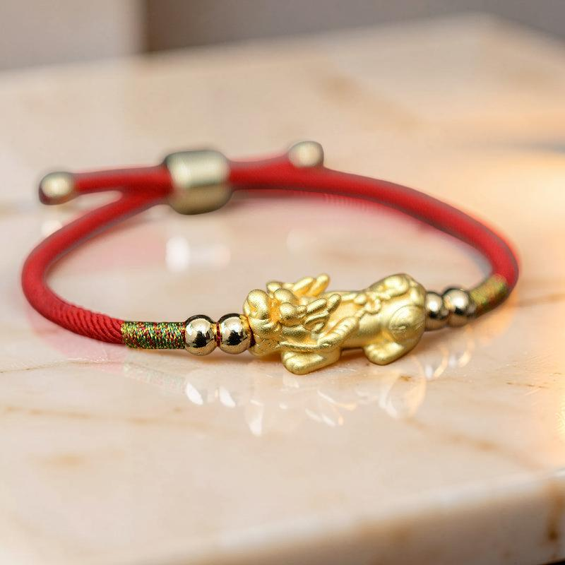 Bracelet Pi Xiu - Mythique, Fil Rouge