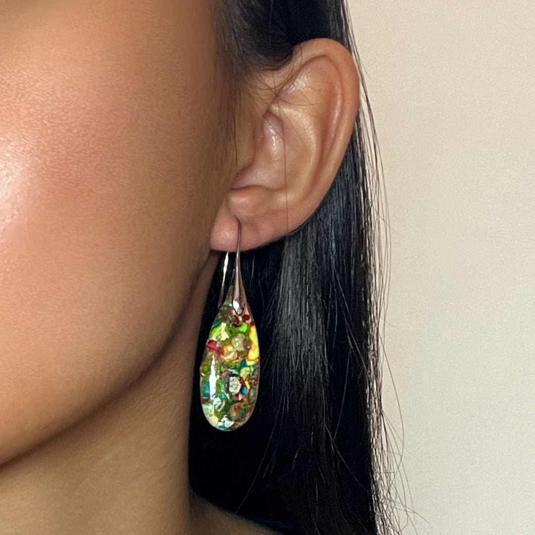 Boucles d’Oreilles Jaspe – Essence Sauvage