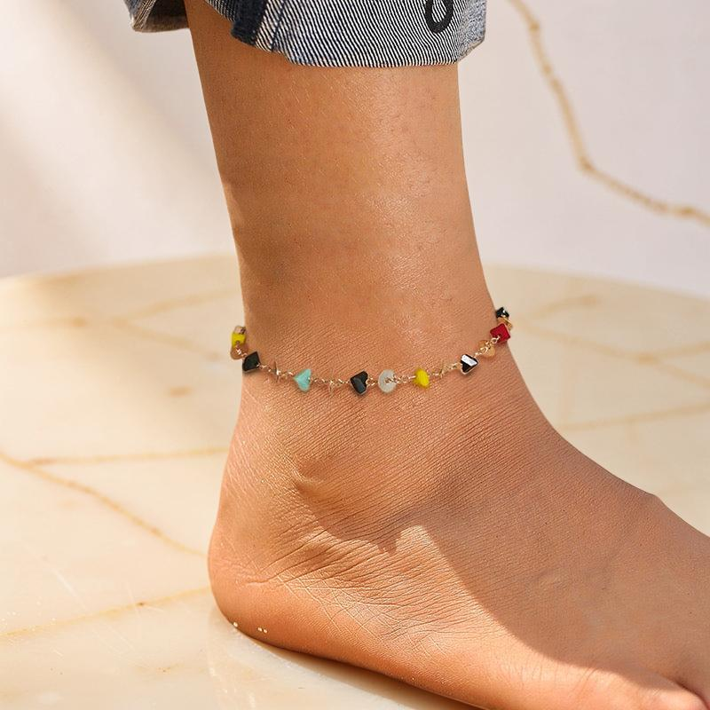 Bracelet de Cheville Agate – Pépite de Joie